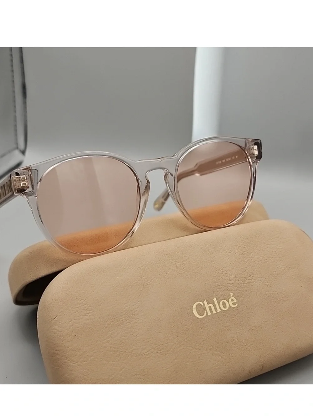 Chloe | CE753S Champagne Round Sunglasses